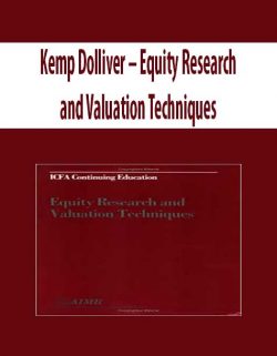 Kemp Dolliver – Equity Research and Valuation Techniques