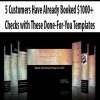 5 Customers Have Already Booked $1000+ Checks with These Done-For-You Templates