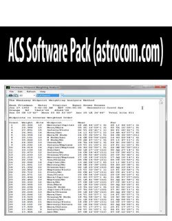 ACS Software Pack (astrocom.com)