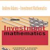 Andrew Adams – Investment Mathematics