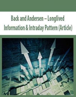 Back and Andersen – Longlived Information & Intraday Pattern (Article)