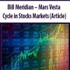 Bill Meridian – Mars Vesta Cycle in Stocks Markets (Article)