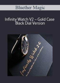 Bluether Magic – Infinity Watch V2 – Gold Case Black Dial Version