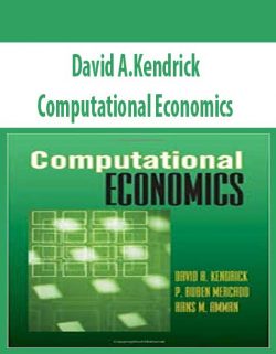David A.Kendrick – Computational Economics
