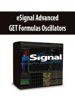 eSignal Advanced GET Formulas Oscillators