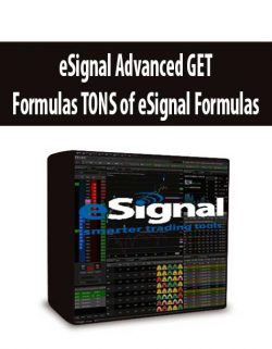 eSignal Advanced GET Formulas TONS of eSignal Formulas