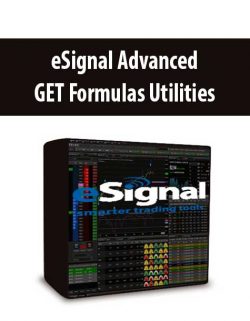 eSignal Advanced GET Formulas Utilities