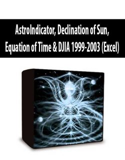 AstroIndicator, Declination of Sun, Equation of Time & DJIA 1999-2003 (Excel)