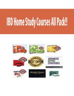 IBD Home Study Courses All Pack!!