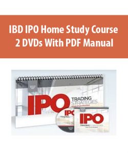 IBD IPO Home Study Course 2 DVDs With PDF Manual