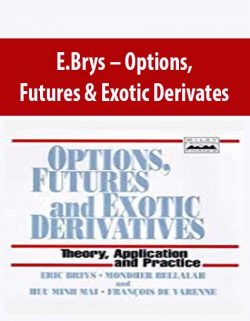 E.Brys – Options; Futures & Exotic Derivates