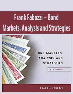 Frank Fabozzi – Bond Markets, Analysis and Strategies