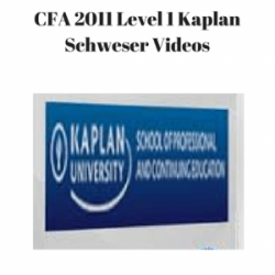CFA 2011 Level 1 Kaplan Schweser Videos