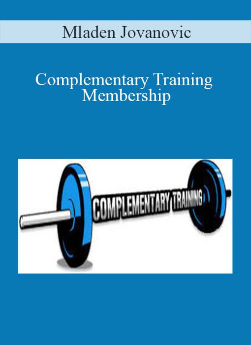 Mladen Jovanovic - Complementary Training Membership