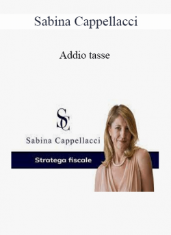 Sabina Cappellacci - Addio Tasse