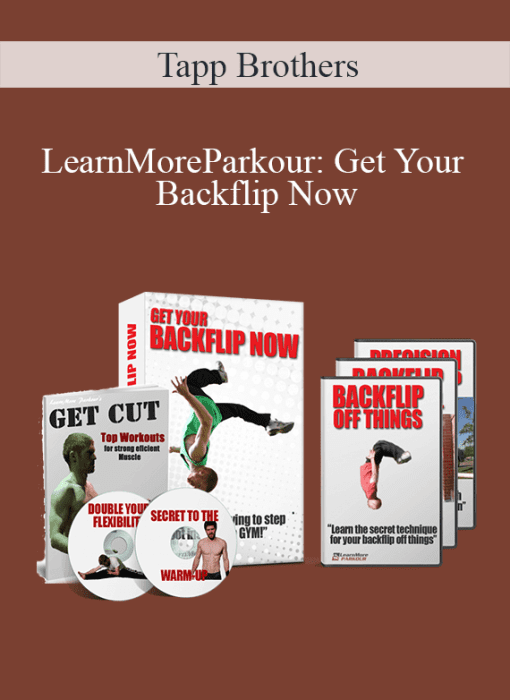 Tapp Brothers – LearnMoreParkour Get Your Backflip Now