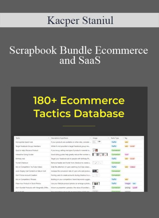 Kacper Staniul - Scrapbook Bundle Ecommerce and SaaS1